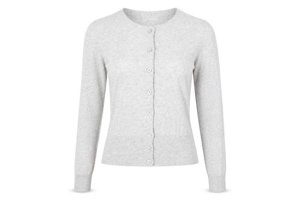 Kier & J Womens Grey  Knit Cardigan Jumper Size S