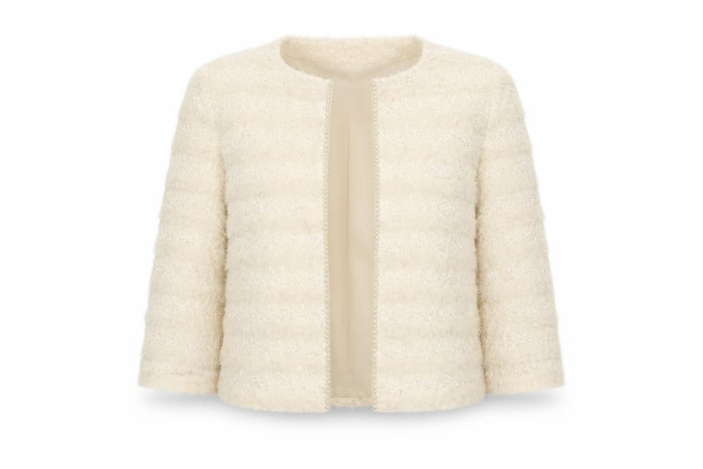 Michael Klein Womens Beige   Cardigan Jumper Size 38