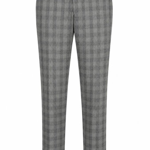 Marks and Spencer Womens Grey Check   Trousers Size 34 L28 in