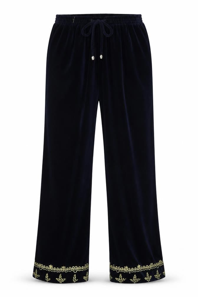 BOB Womens Blue Floral  Sweatpants Trousers Size 10 L20 in
