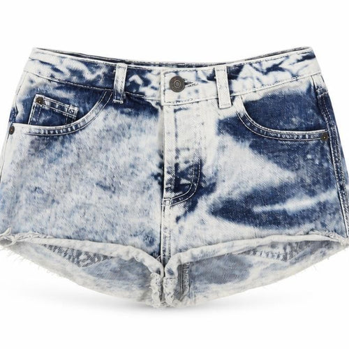 Topshop Womens Blue   Cut-Off Shorts Size 6