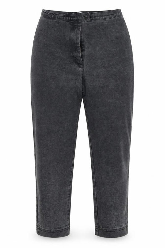 Front view of denim co women’s grey skinny jeans, size UK 14, 25-inch leg