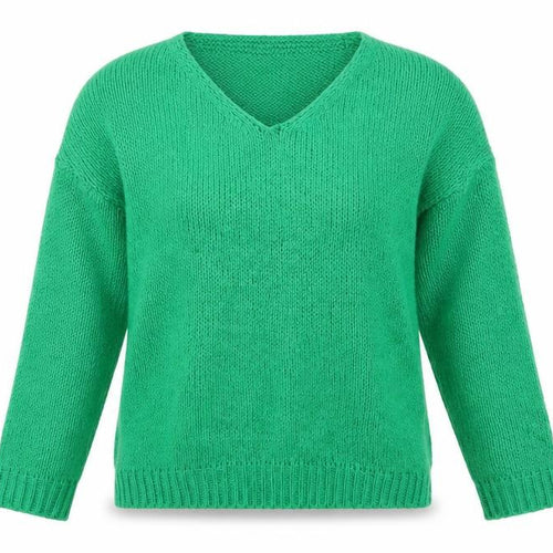 Preworn Womens Green  Knit Pullover Jumper Size S