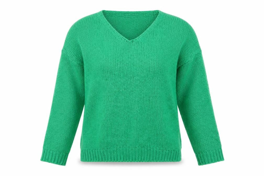 Preworn Womens Green  Knit Pullover Jumper Size S