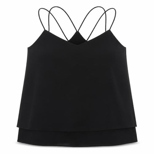 New Look Womens Black   Camisole Blouse Size 10
