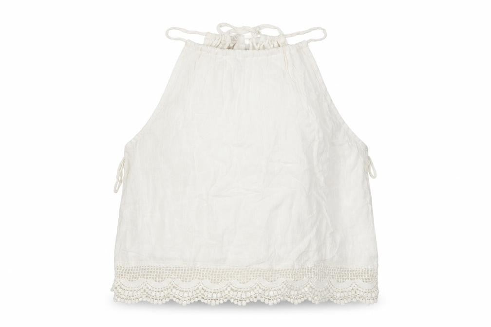Parisian Collection Womens White   Camisole Blouse Size L