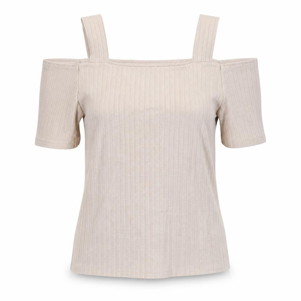 Select Womens Pink   Basic T-Shirt Size 8