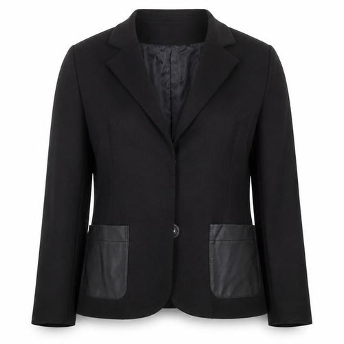 Pixie + diamond Womens Black   Jacket Coat Size 8