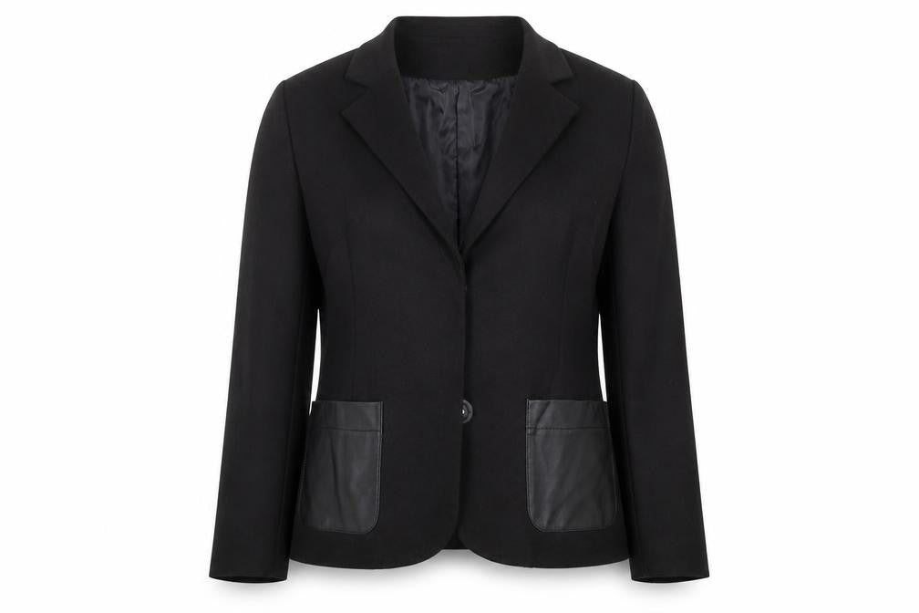 Pixie + diamond Womens Black   Jacket Coat Size 8