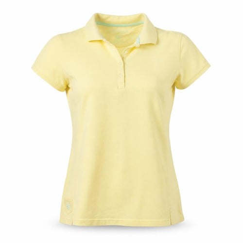 Backswing Womens Yellow   Basic Polo Size L