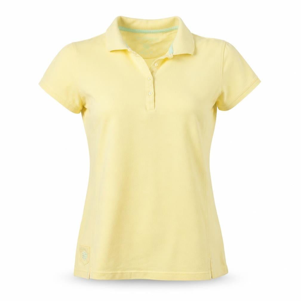 Backswing Womens Yellow   Basic Polo Size L