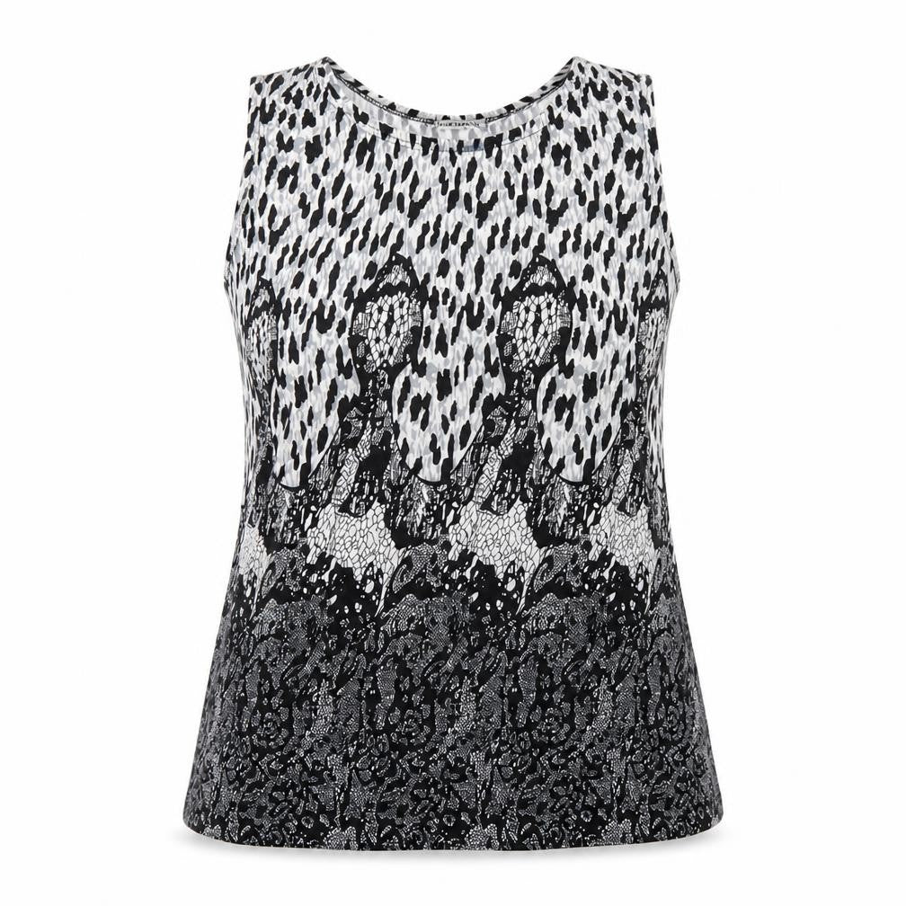Yue sheng Womens Black   Basic T-Shirt Size M
