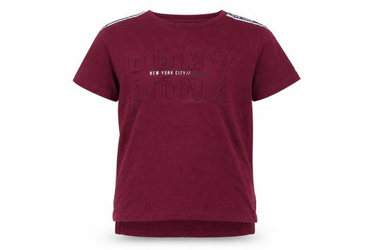 Front view of Primark boys’ purple basic t-shirt, size 8, years