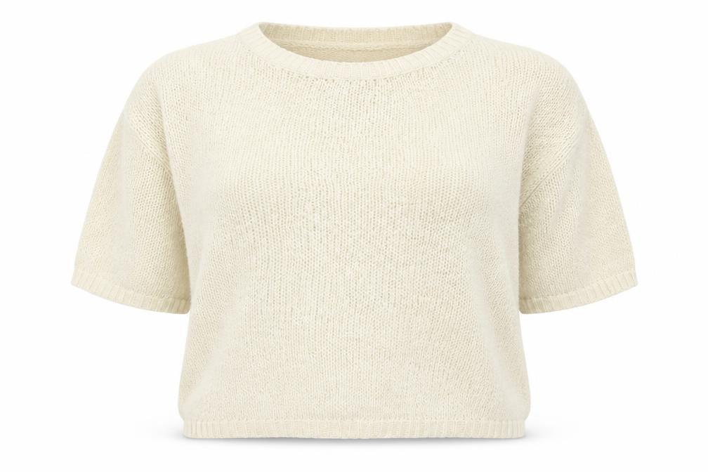 New Look Womens White  Knit Pullover Jumper Size 12