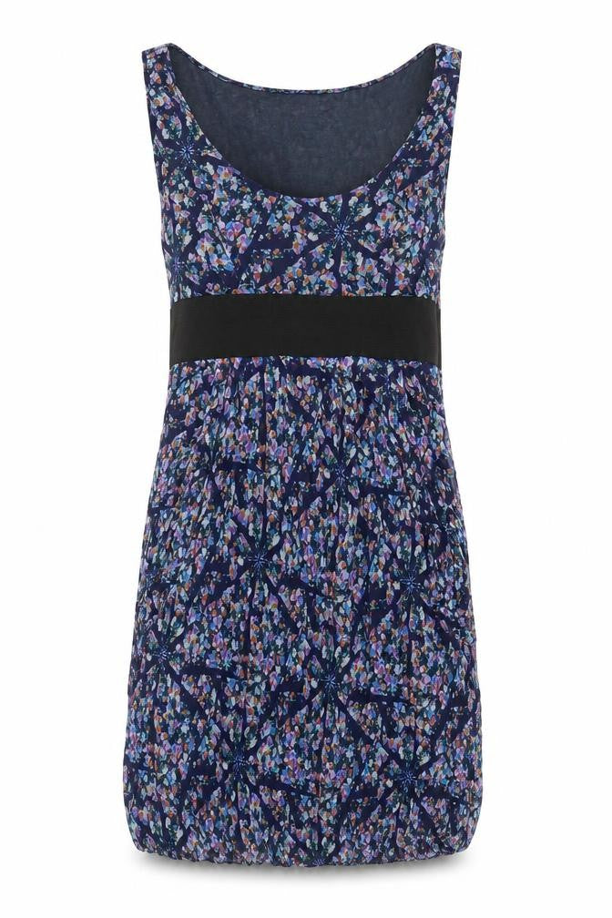 Front view of Zara women’s beige floral shift, size XS
