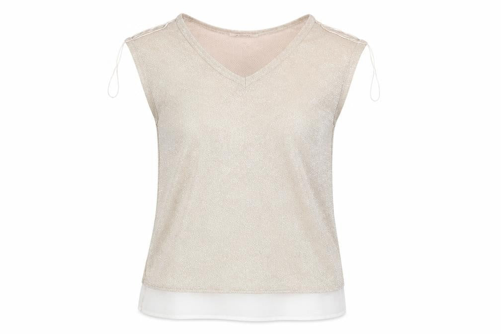Preworn Womens Gold   Basic Blouse Size XS