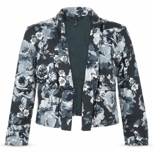 NEXT Girls Blue Floral  Cardigan Jumper Size 12 Years