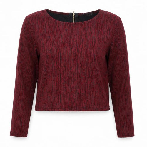 Sparkle & Fade Womens Red   Basic T-Shirt Size L