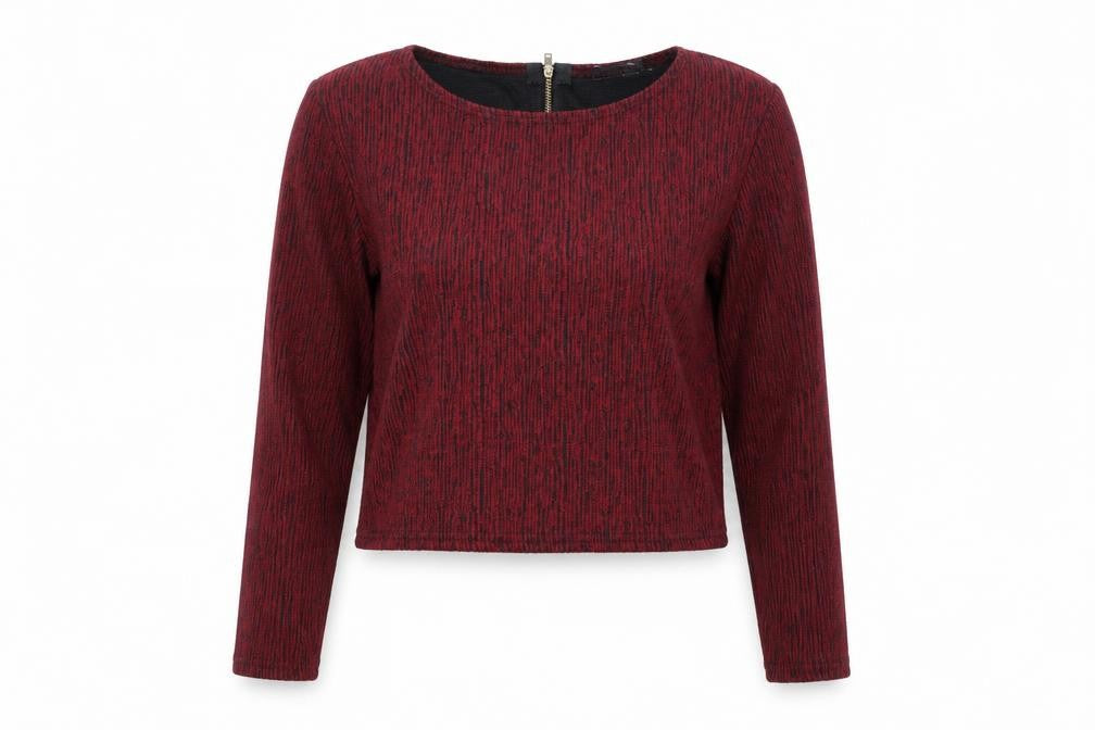 Sparkle & Fade Womens Red   Basic T-Shirt Size L