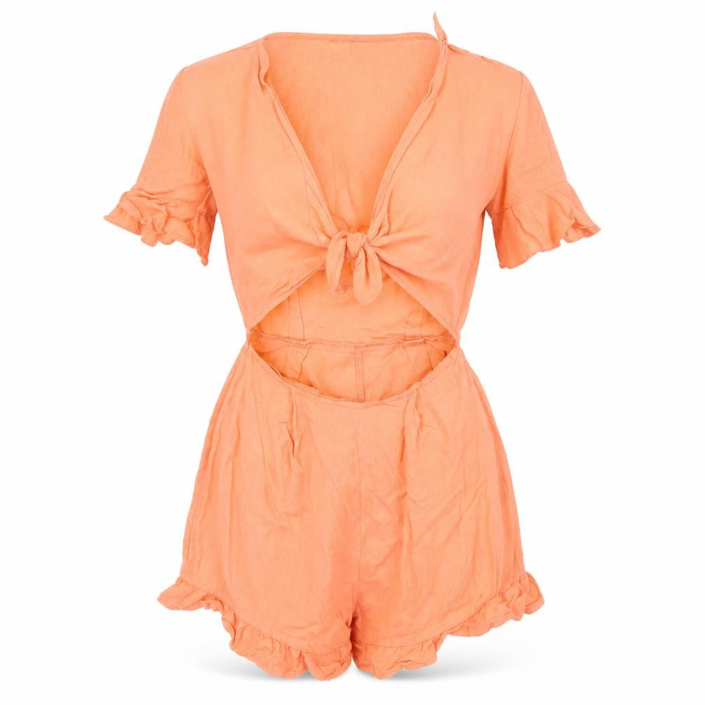 ASOS Womens Pink   Playsuit One-Piece Size 2 L26 in