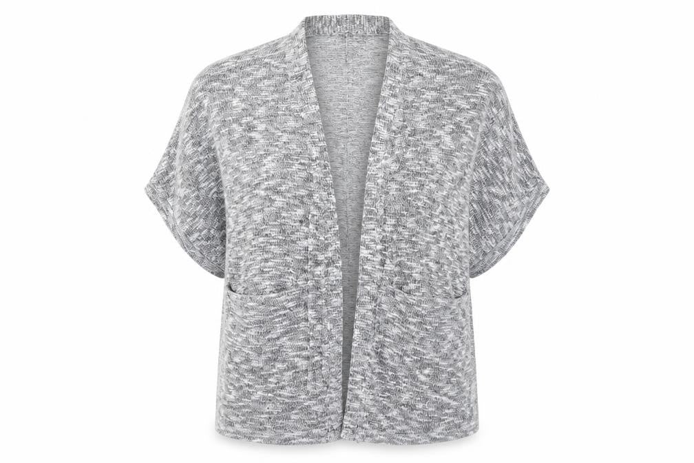 Innocence Womens Grey  Knit Cardigan Jumper Size 12