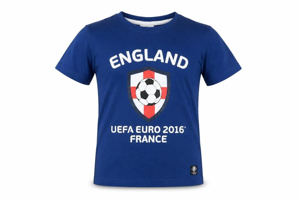 uefa Boys Blue   Basic T-Shirt Size 9-10 Years  - england