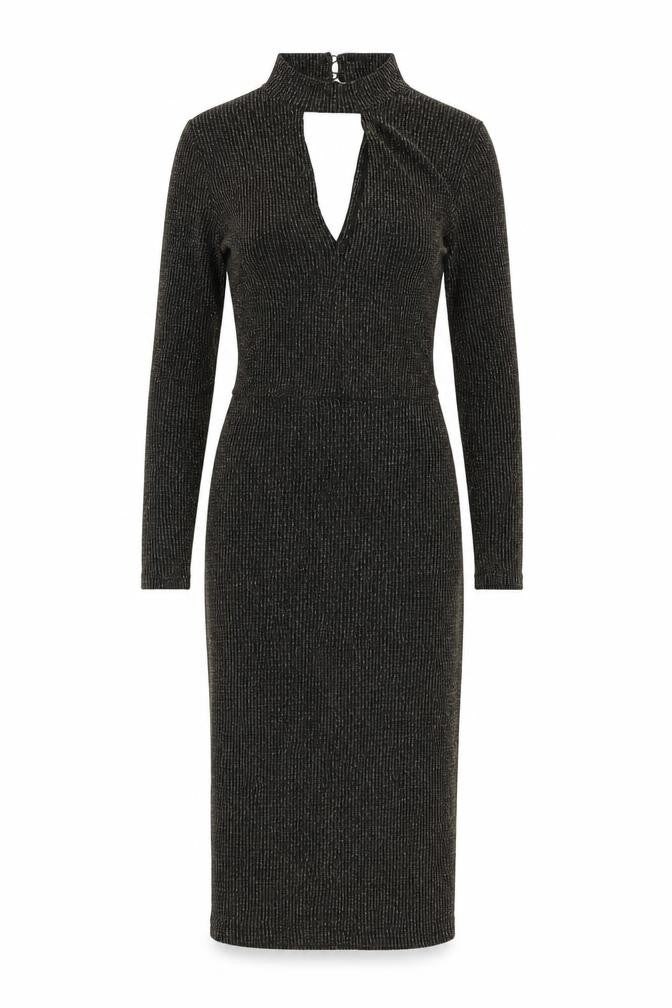 Front view of Atmosphere women’s gold a-line, size UK 10
