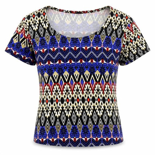 Kiah Womens Blue   Basic T-Shirt Size 8