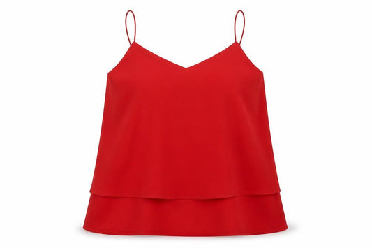 Front view of Pimkie women’s pink camisole tank, size M