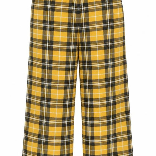 New Look Womens White Check  Capri Trousers Size 8 L25 in
