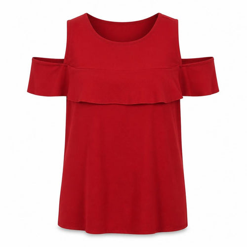 New Look Womens Red   Basic Blouse Size 10