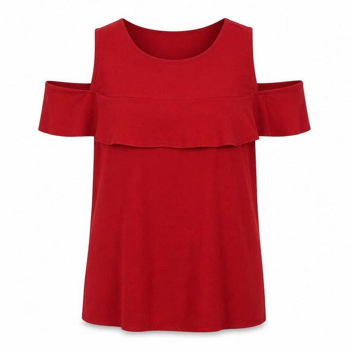 New Look Womens Red   Basic Blouse Size 10