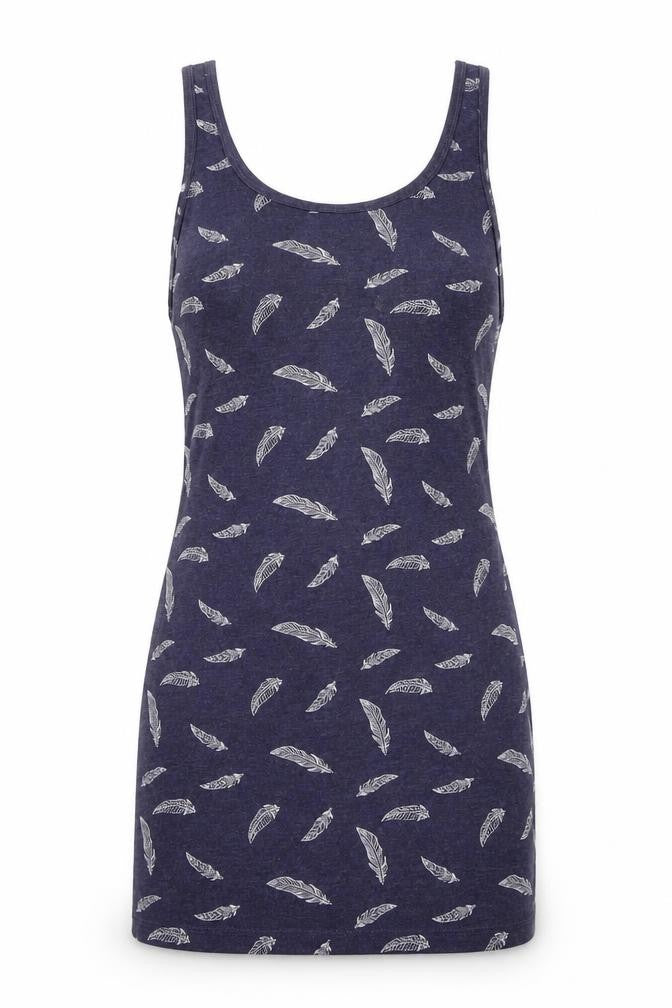 Atmosphere Womens Blue Floral  Basic Tank Size 8