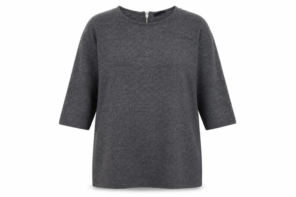 Topshop Womens Grey  Knit Pullover Jumper Size 14