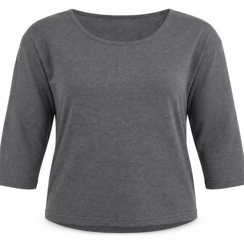 ESMARA Womens Grey   Pullover Sweatshirt Size S