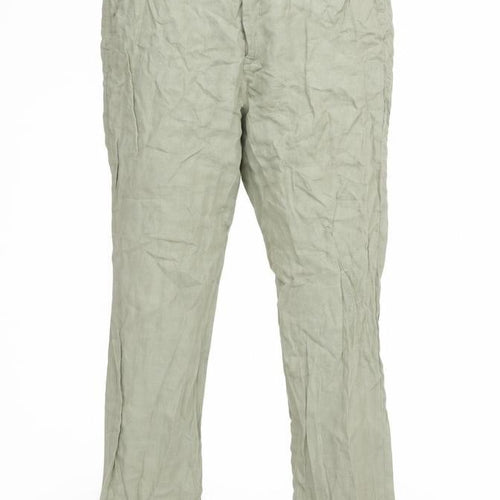 Preworn Womens Green   Trousers  Size 34 in L27 in