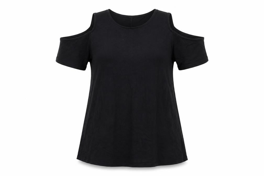 Pull&Bear Womens Black   Basic T-Shirt Size S