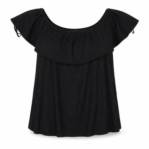 Topshop Womens Black   Basic Blouse Size 6