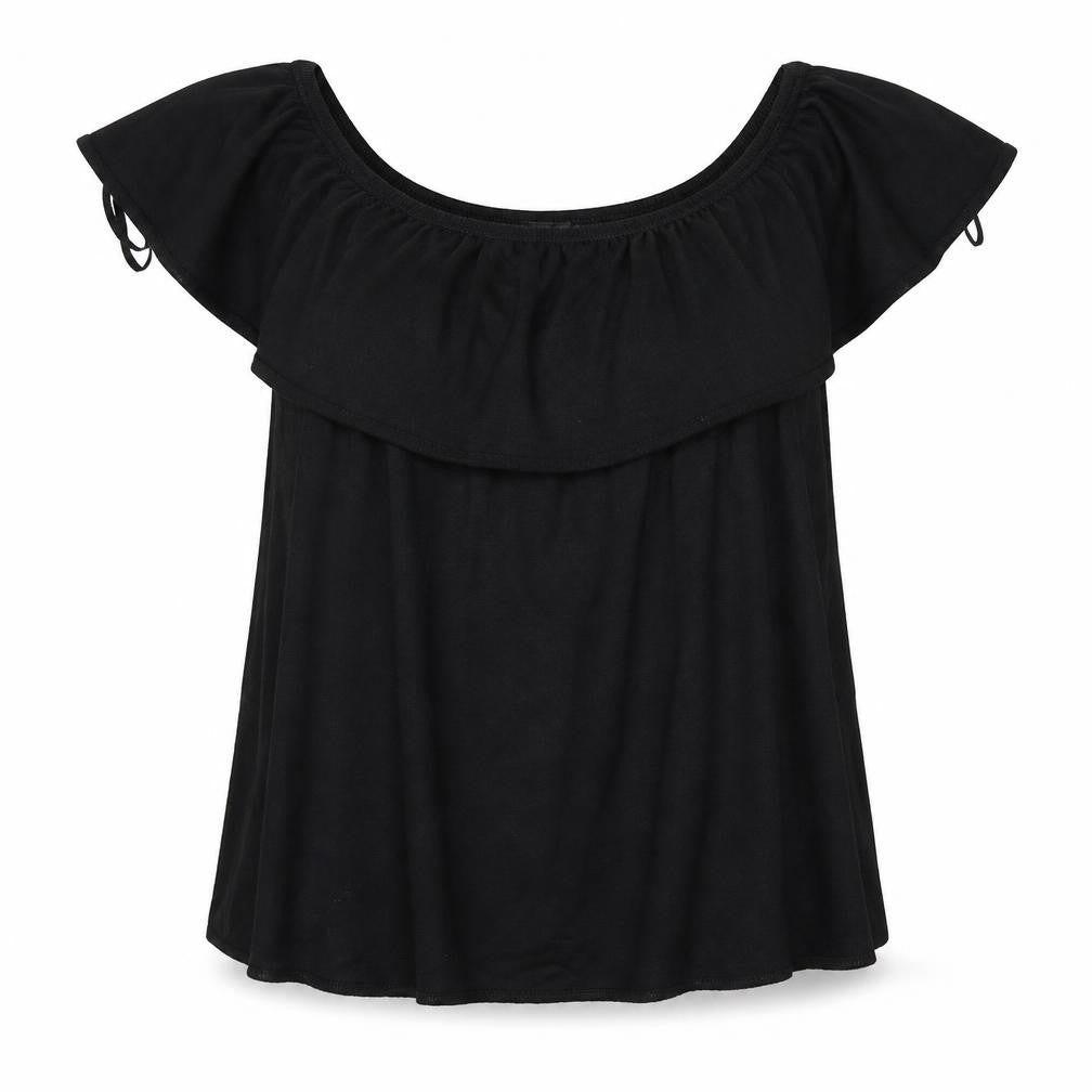 Topshop Womens Black   Basic Blouse Size 6
