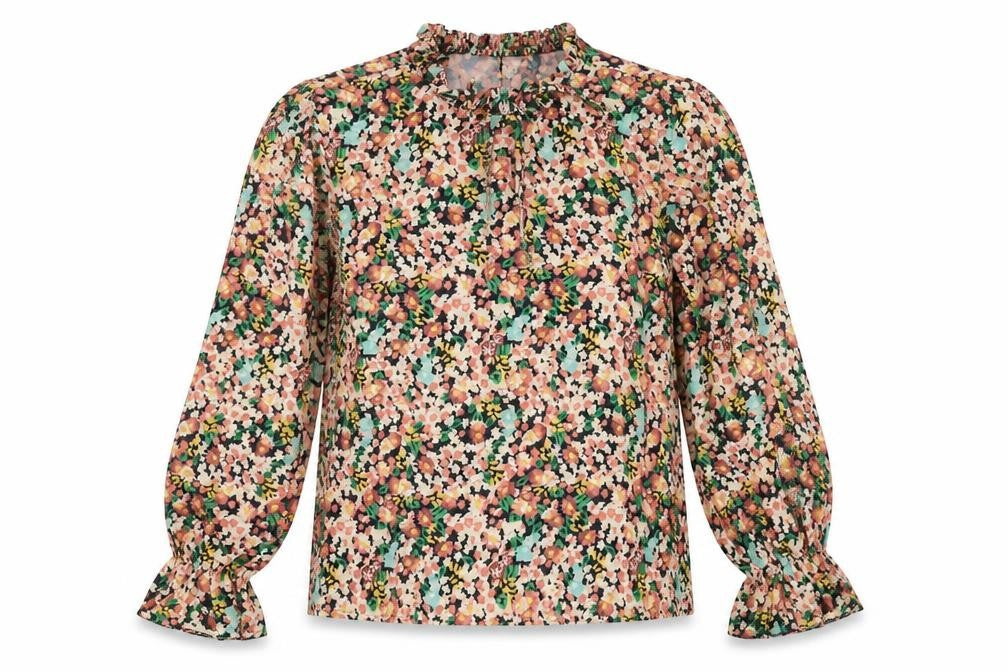 Preworn Womens Multicoloured Floral  Basic Blouse Size 8