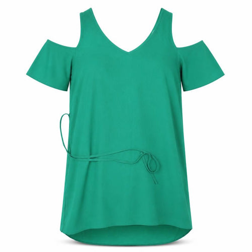 Papaya Womens Green   Basic Blouse Size 14