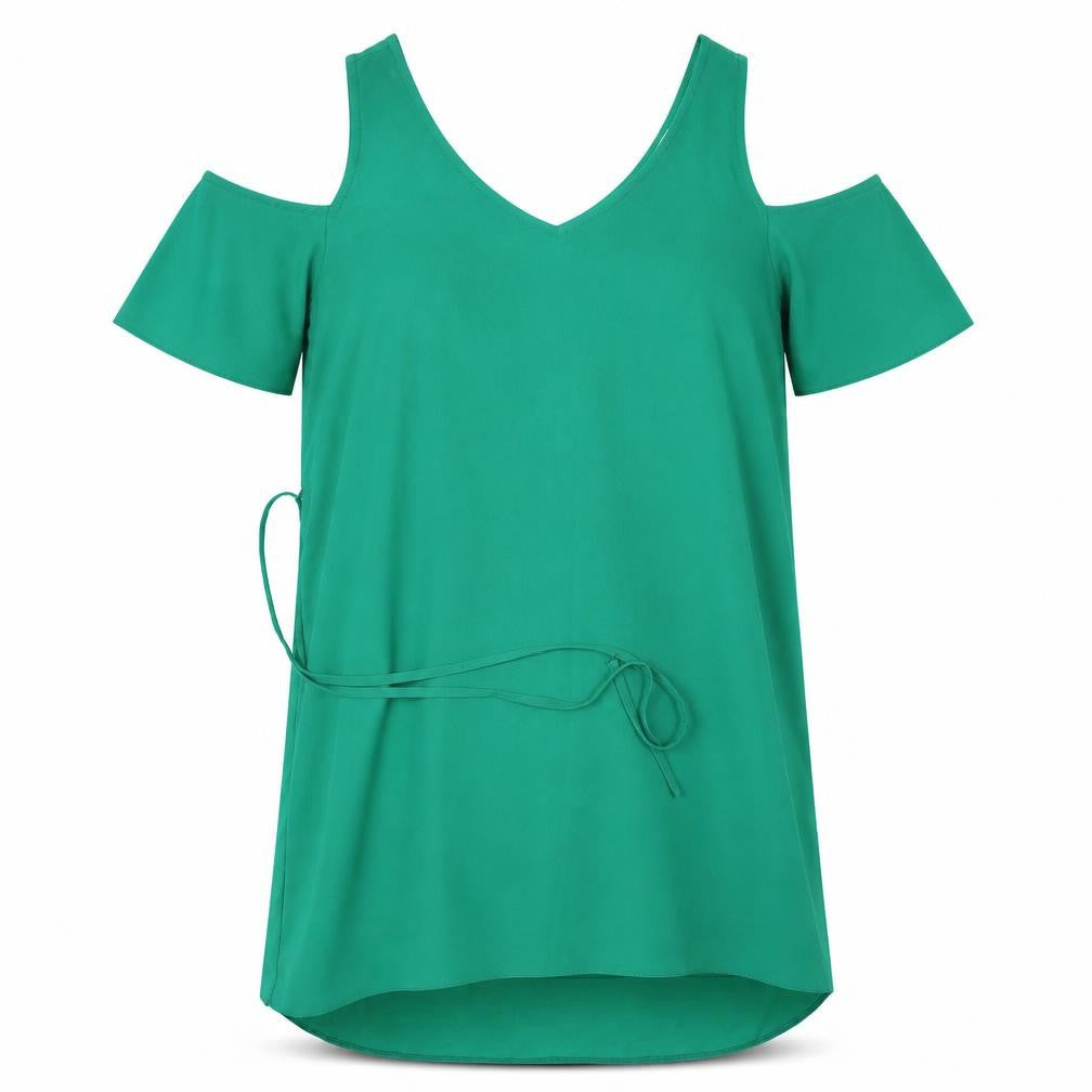 Papaya Womens Green   Basic Blouse Size 14