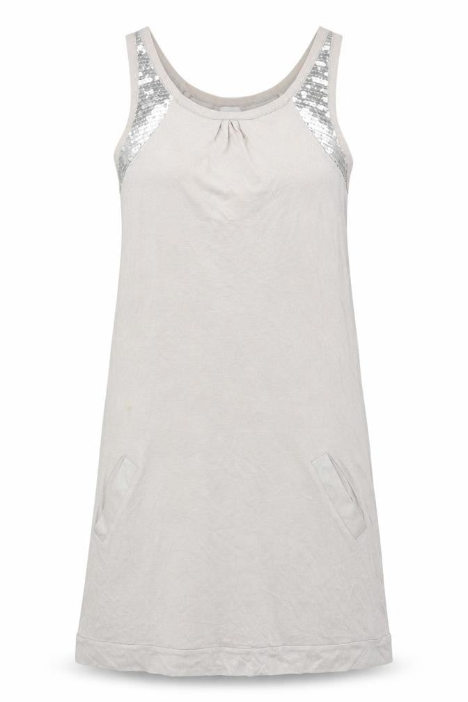 Oasis Womens Grey   Tank Dress  Size S