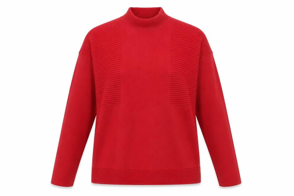 Very Womens Red  Knit Pullover Jumper Size 8