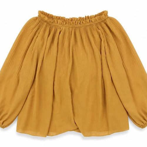 Preworn Womens Yellow   Basic Blouse One Size