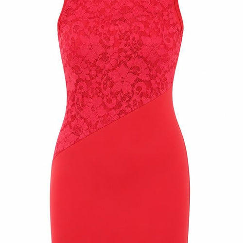 Boohoo Womens Red  Jersey Bodycon  Size 8
