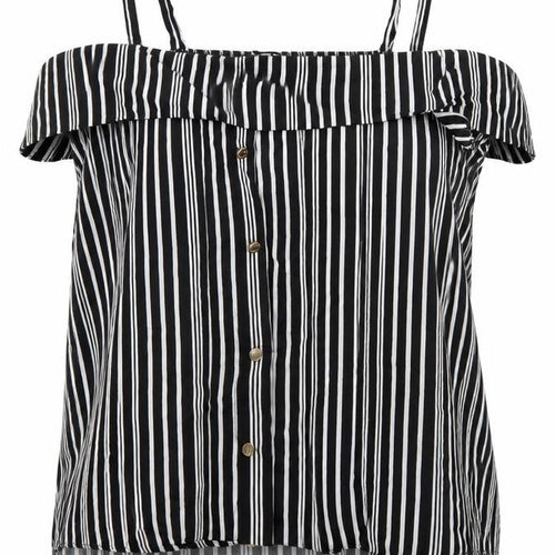 Select Womens Black Striped  Camisole Tank Size 6