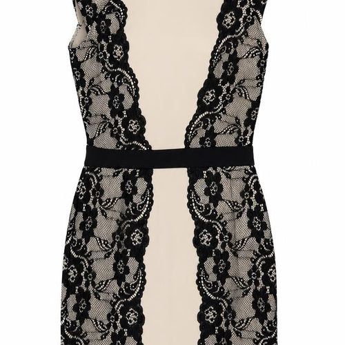 Boohoo Womens Ivory   Bodycon  Size 8  - Lace Detail