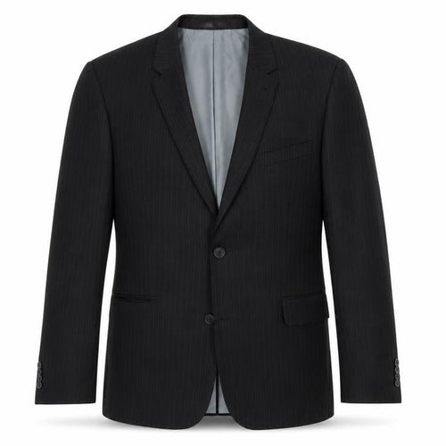 Taylor & Wright Mens Black Striped  Jacket Blazer Size 40
