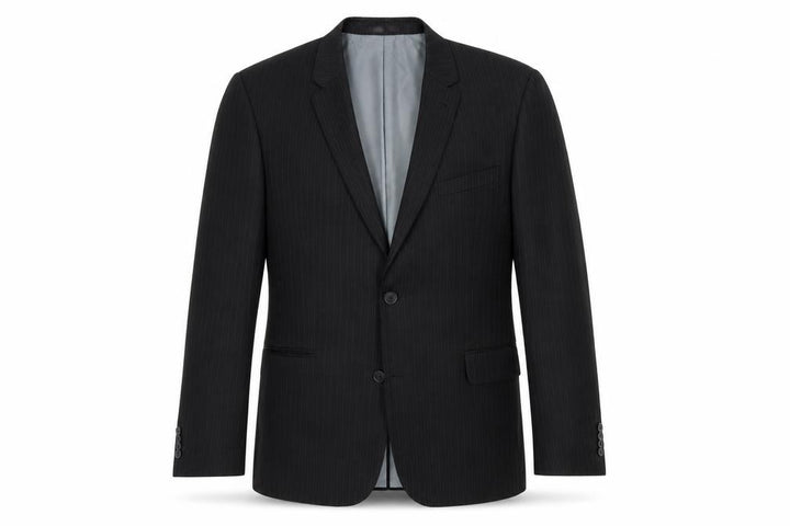 Taylor & Wright Mens Black Striped  Jacket Blazer Size 40